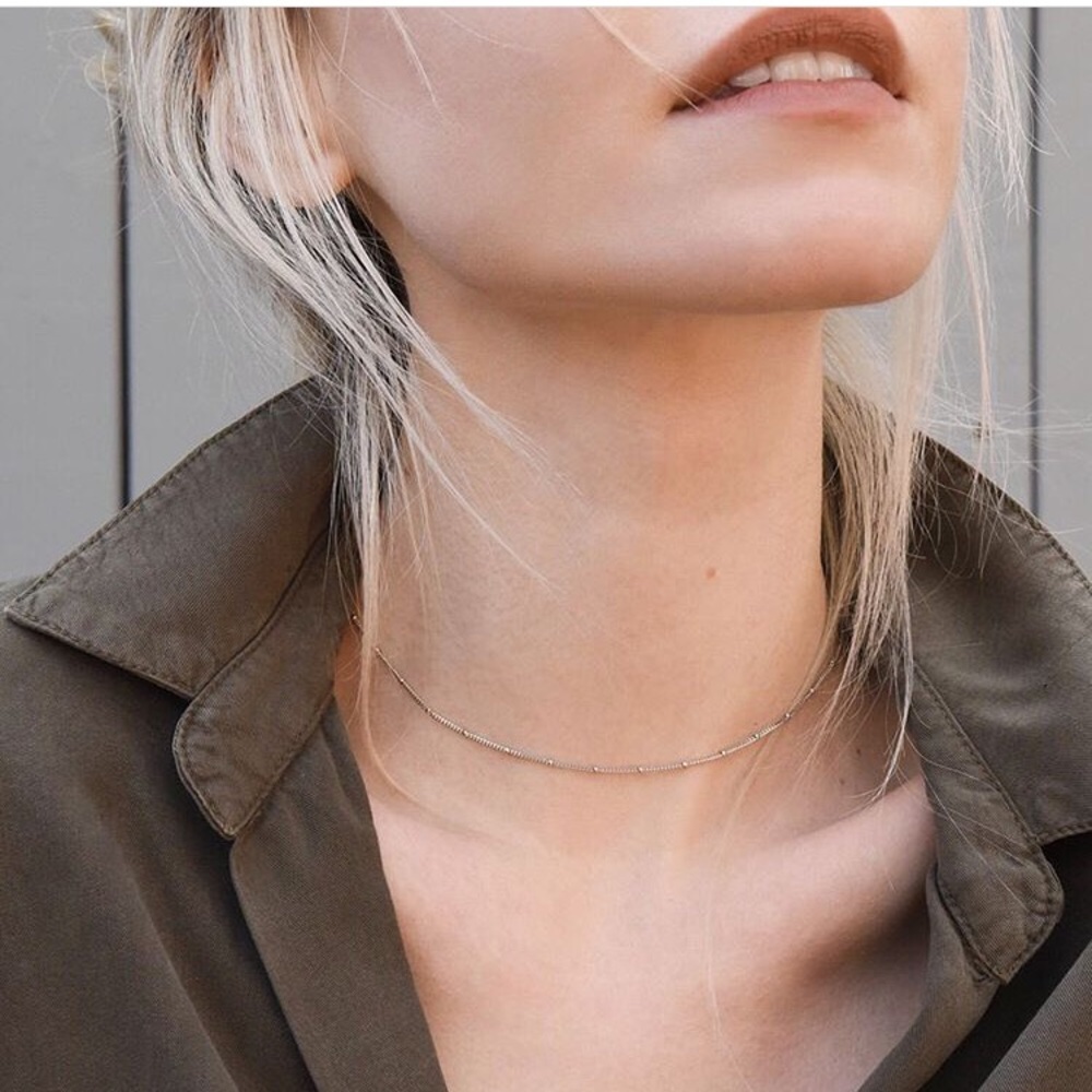 Mejuri Spheres Choker Sterling Silver Necklace